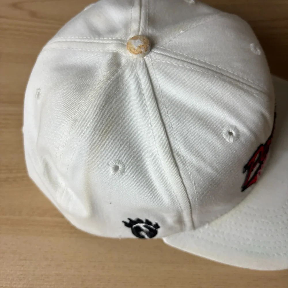 Vintage North High School Polars Hat Cap Snap Back White St Paul Minneapolis